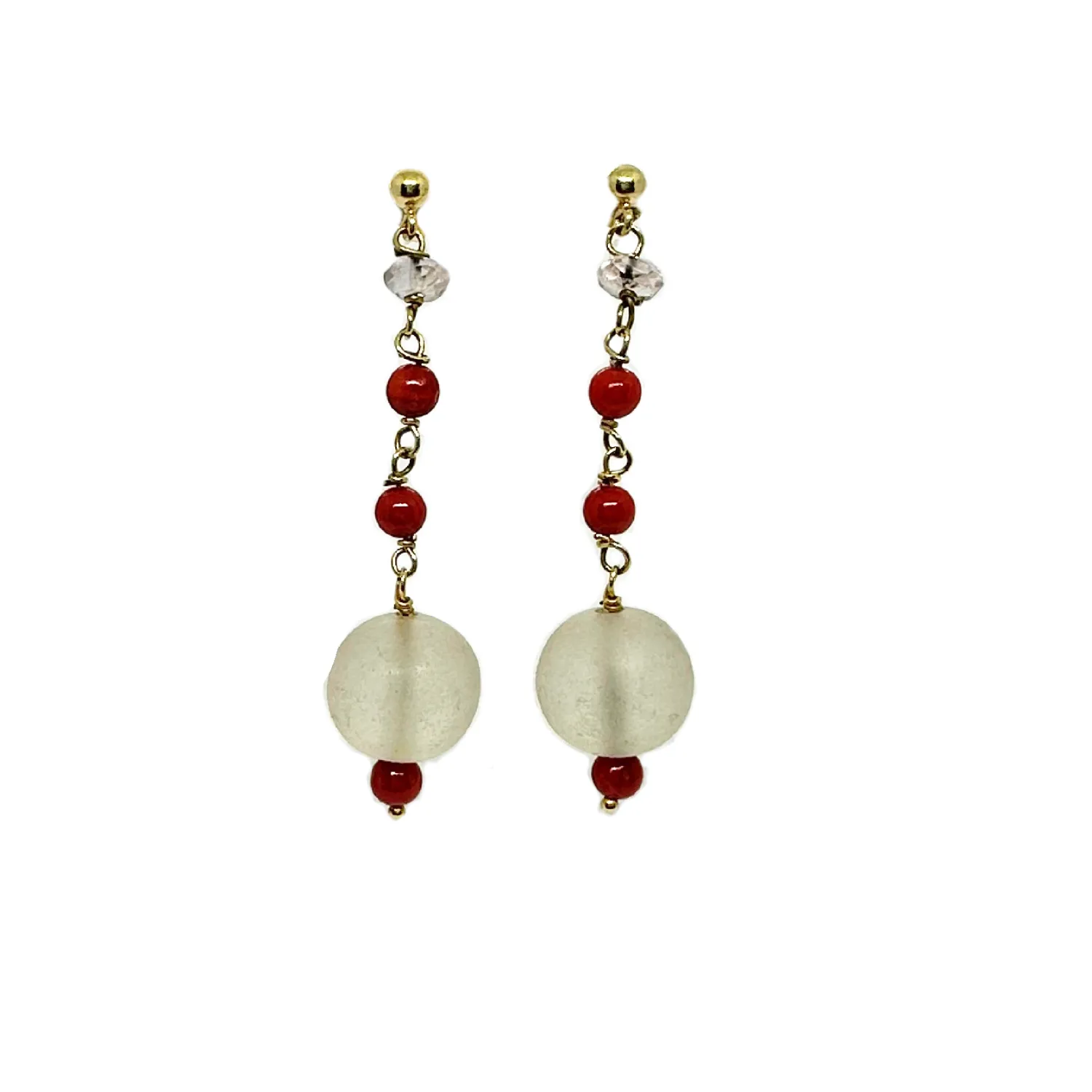 18K Yellow Gold Dangle