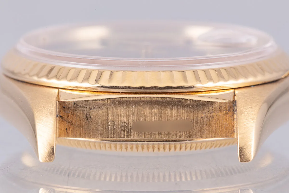 1988 Rolex 18K YG Day-Date 18238 Onyx Dial