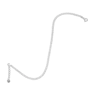 9" 1" Extension Rombo Chain Anklet