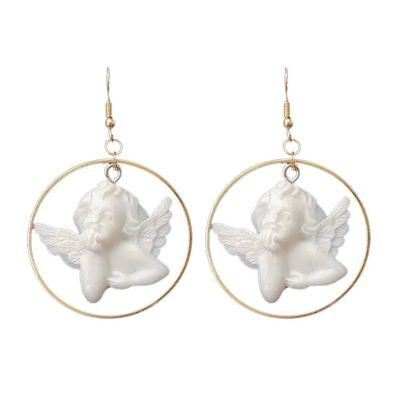 Angel Hoop Earrings