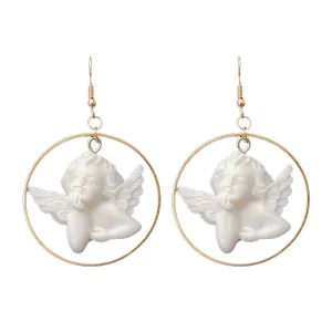 Angel Hoop Earrings