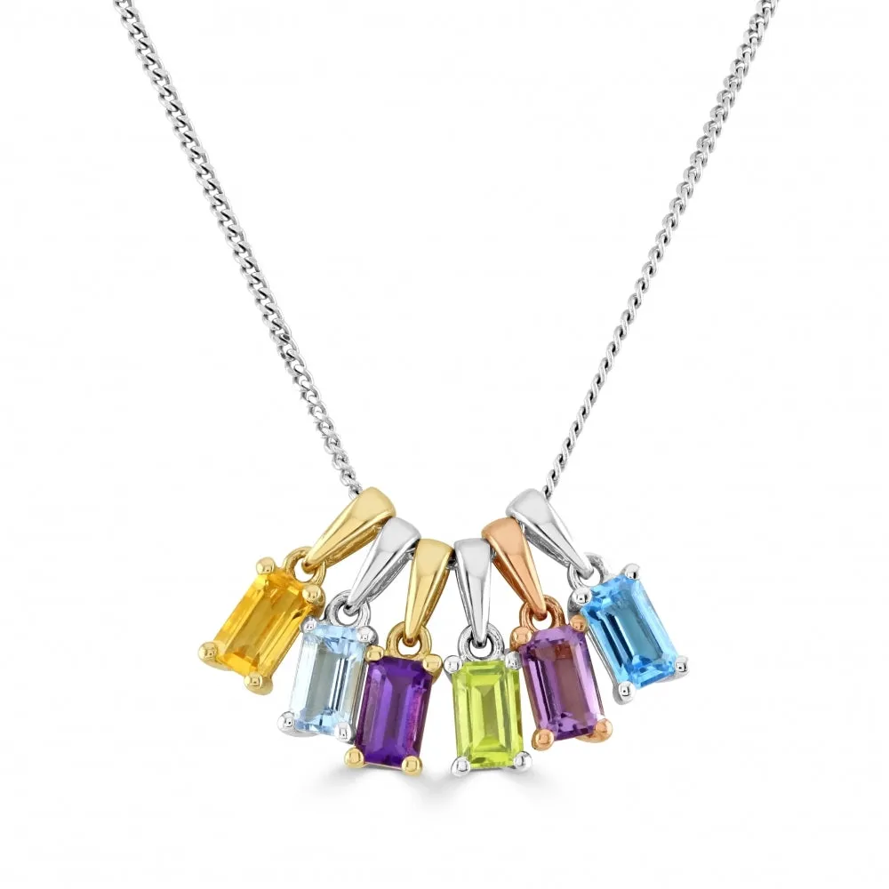 Aquamarine Pendant - White Gold
