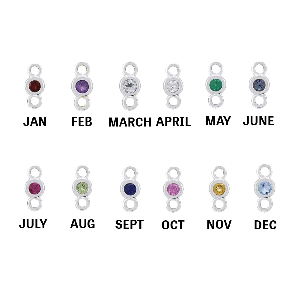 Birthstone Bracelet - Silver
