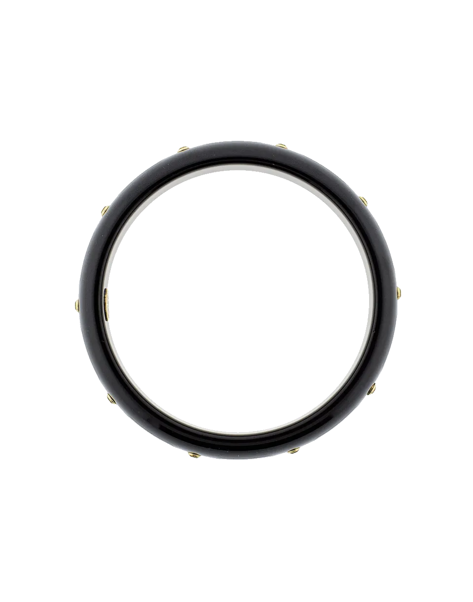 Black And Green Bakelite Bangle