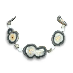 Camilla West Jewellery Prasiolite Green Quartz and Aquamarine Necklace