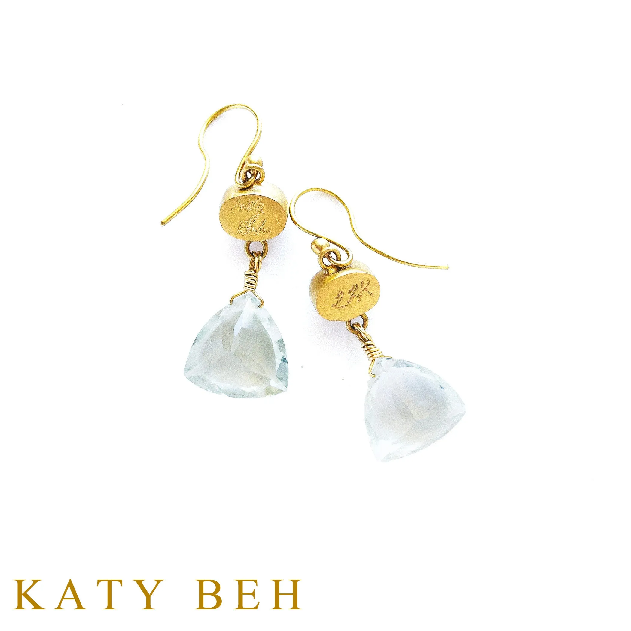 Cleo Peridot and Green Amethyst Earrings