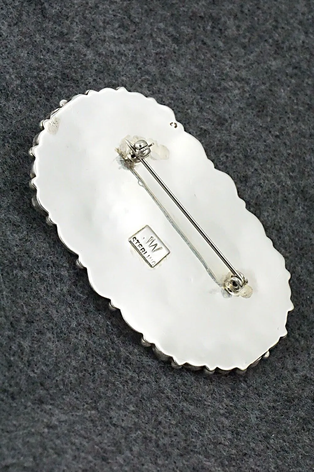 Coral & Sterling Silver Squash Blossom Set - Justina Wilson