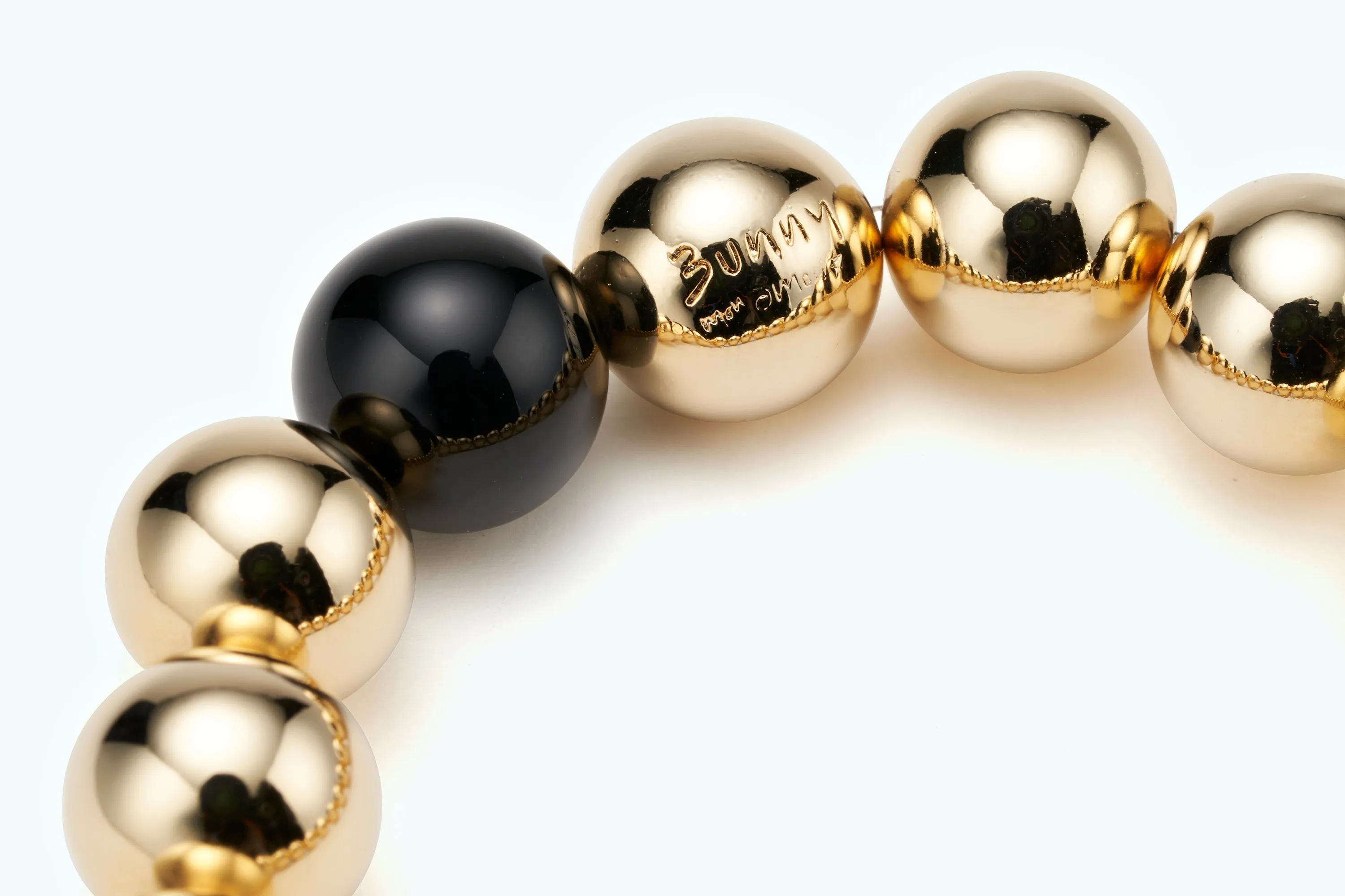Essential Black Onyx Ball Bracelet 6mm