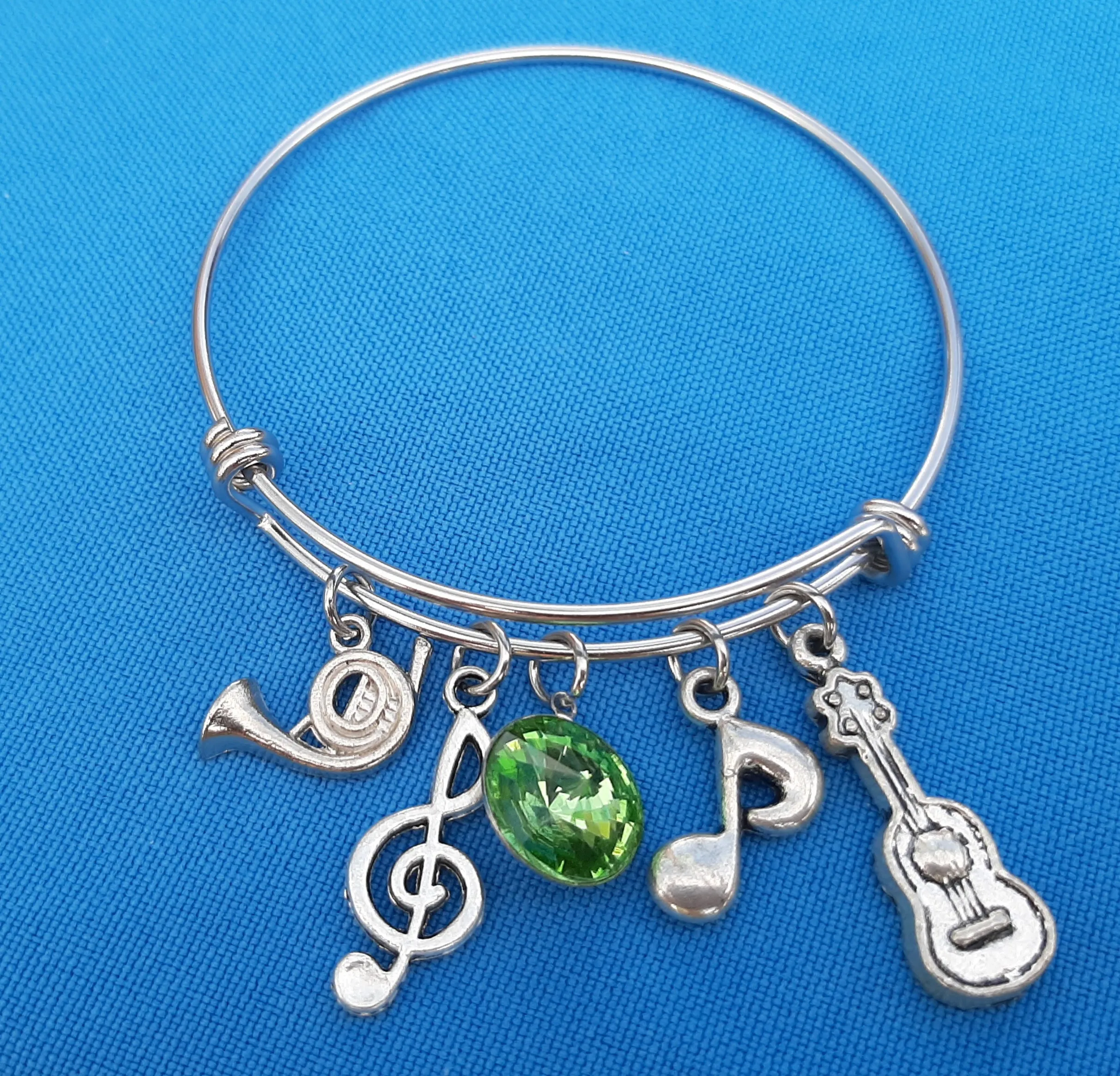 Expandable Charm Bracelet - Music