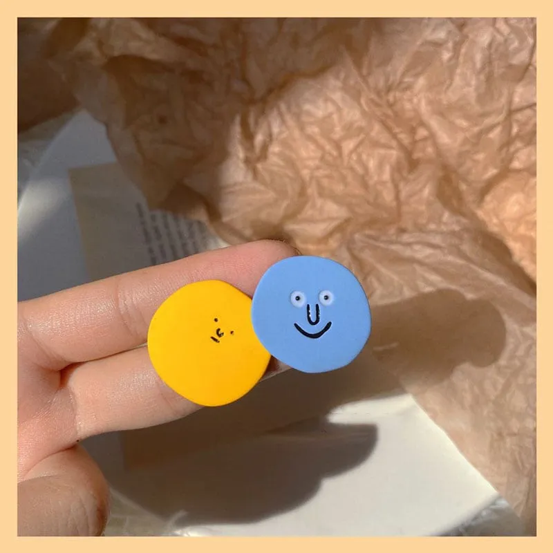 Funny Smiley Face Earrings