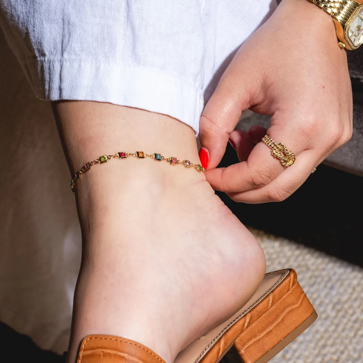 Goldie Anklet