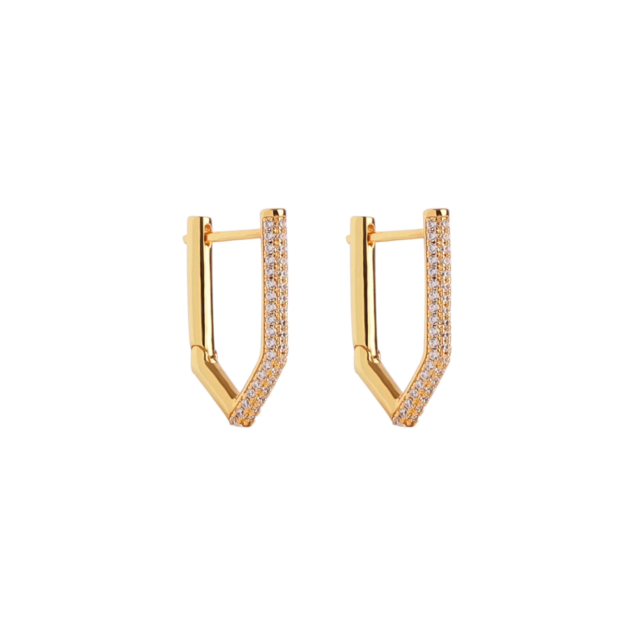Jodi Earrings with Crystals