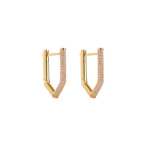 Jodi Earrings with Crystals