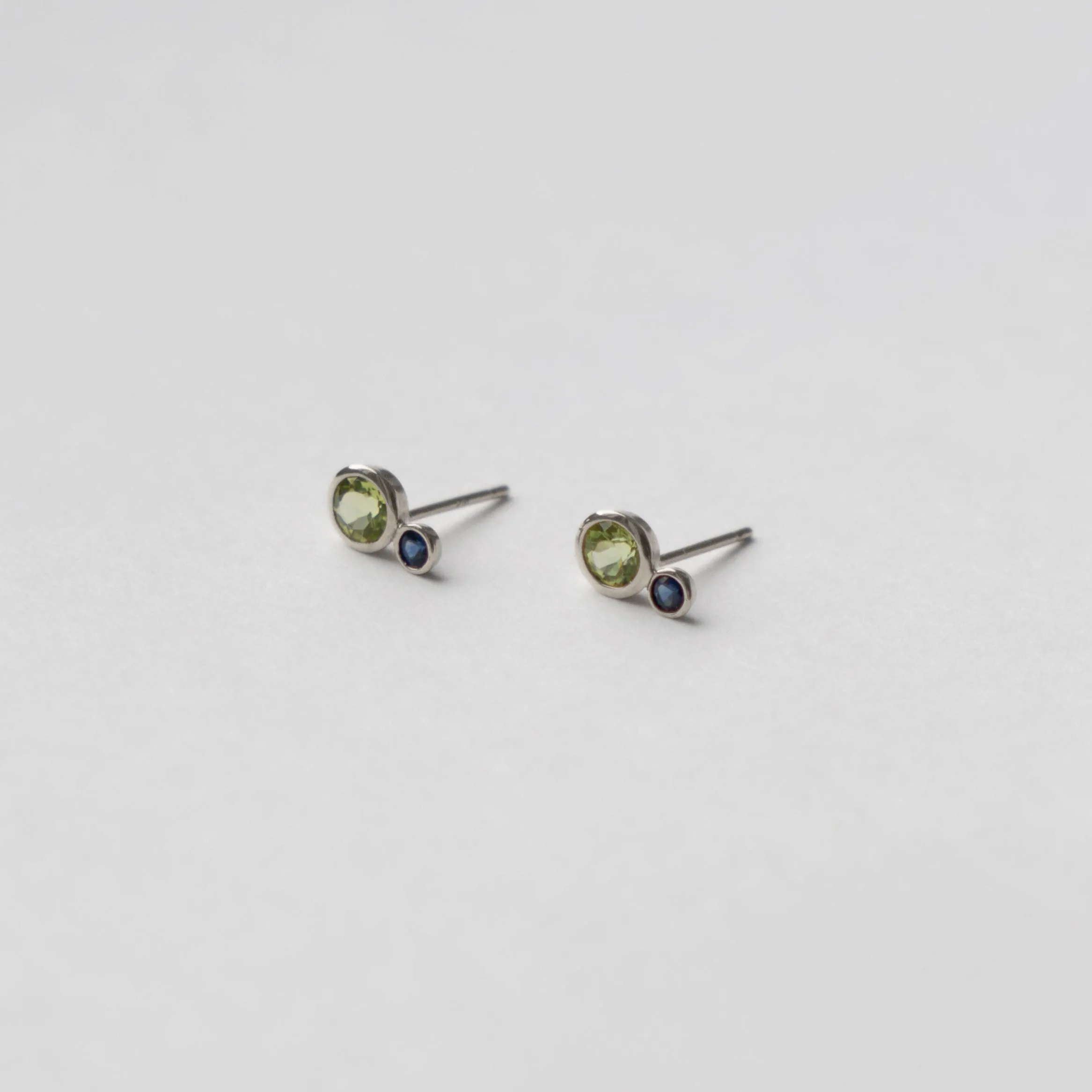 Kiki Stud Earrings with Peridot