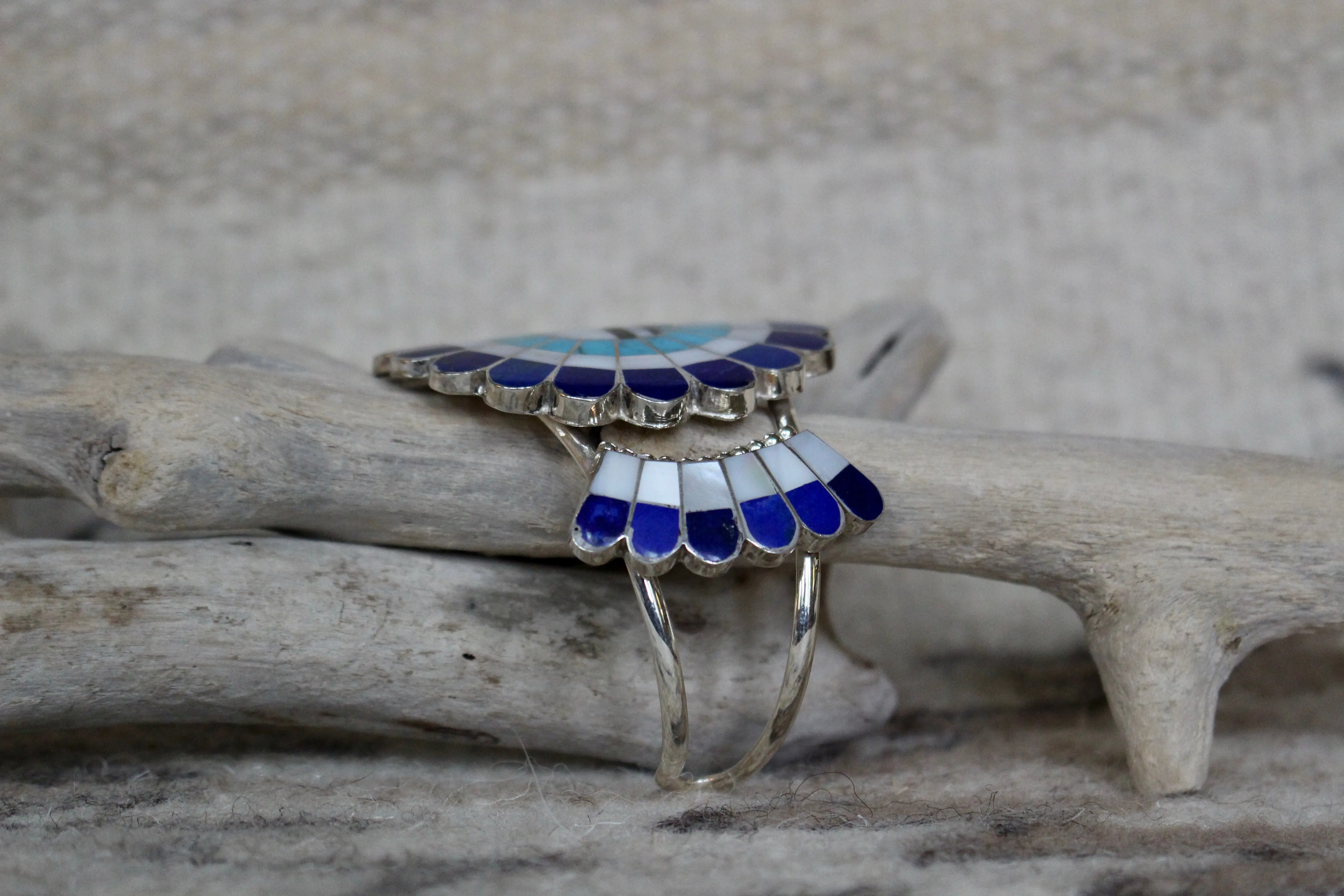 Lapis Sunface Bracelet