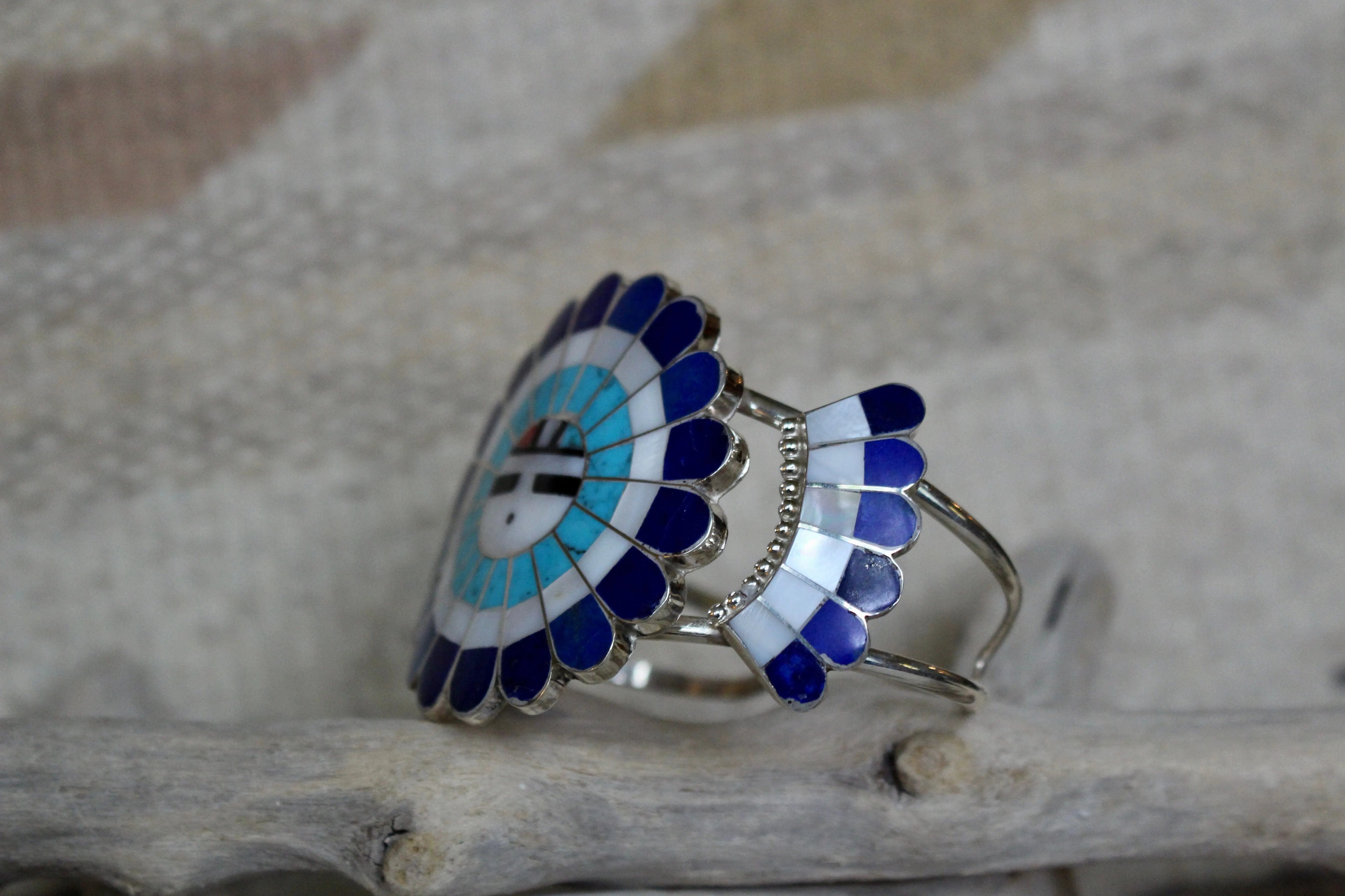 Lapis Sunface Bracelet