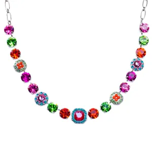 Large Square Cluster Necklace in "Rainbow Sherbet" *Custom*