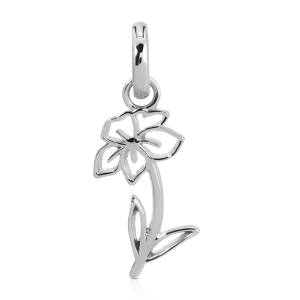 March Aquamarine Birthstone Charm - Flower (Daffodil) (Rewards Store)