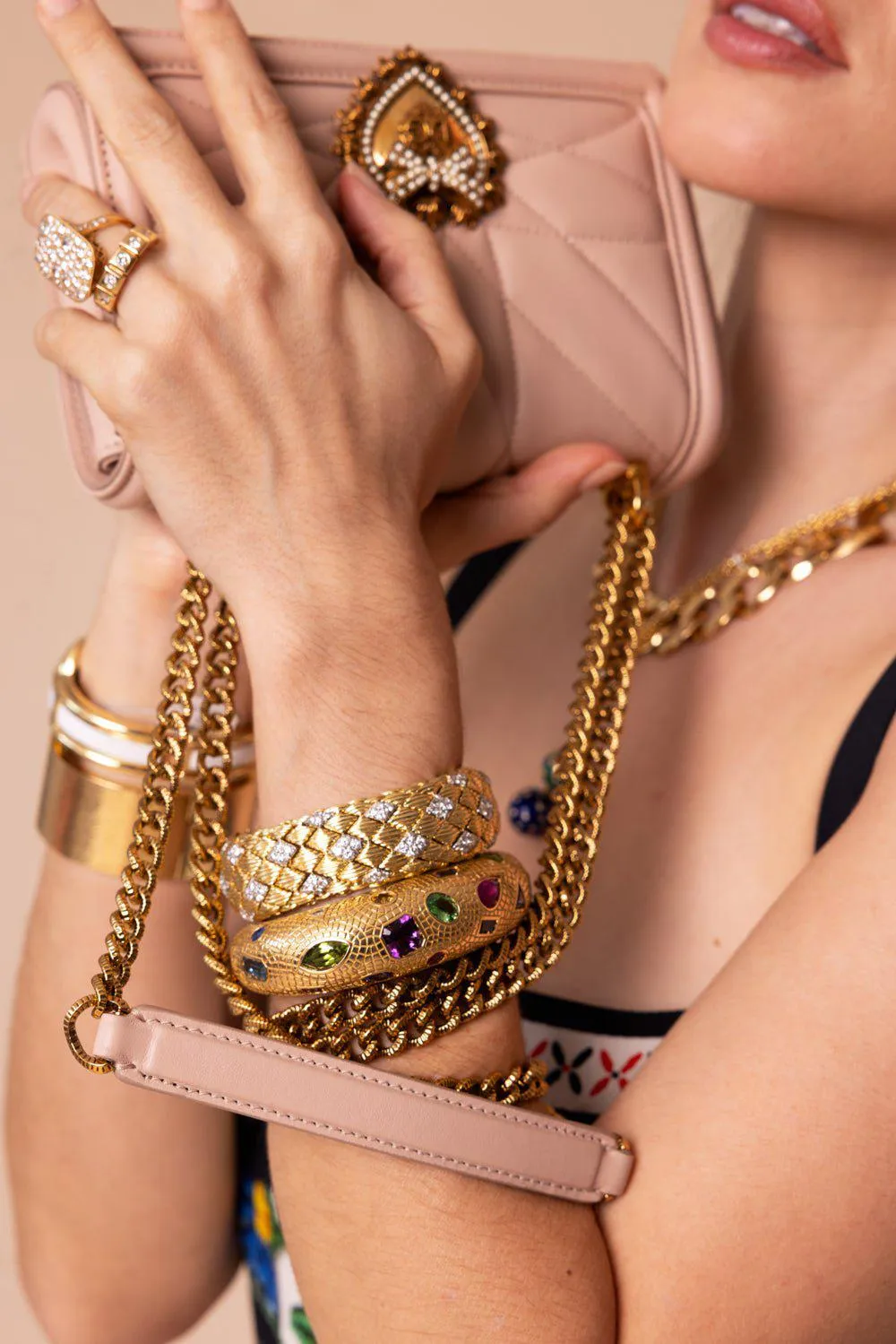 Mosaic Cuff Bracelet