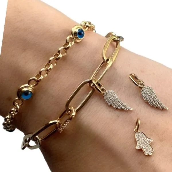 Multi 14K Gold Mini Charms