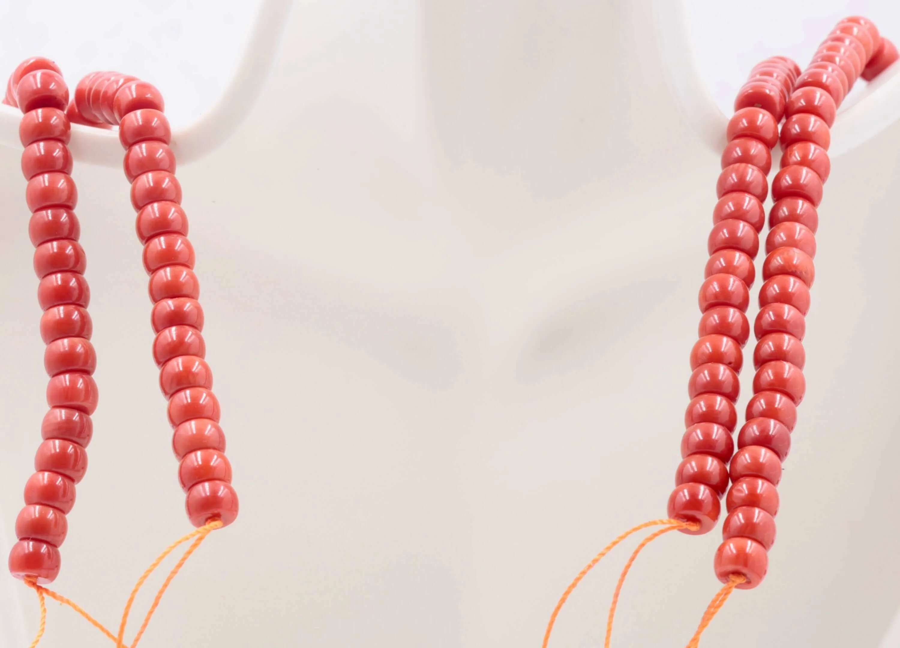 Natural Coral Beads Coral Necklace Italian Coral beads Red Coral Beads Antique Coral Beads Natural Coral Bead Necklace 15 inch SKU:113145