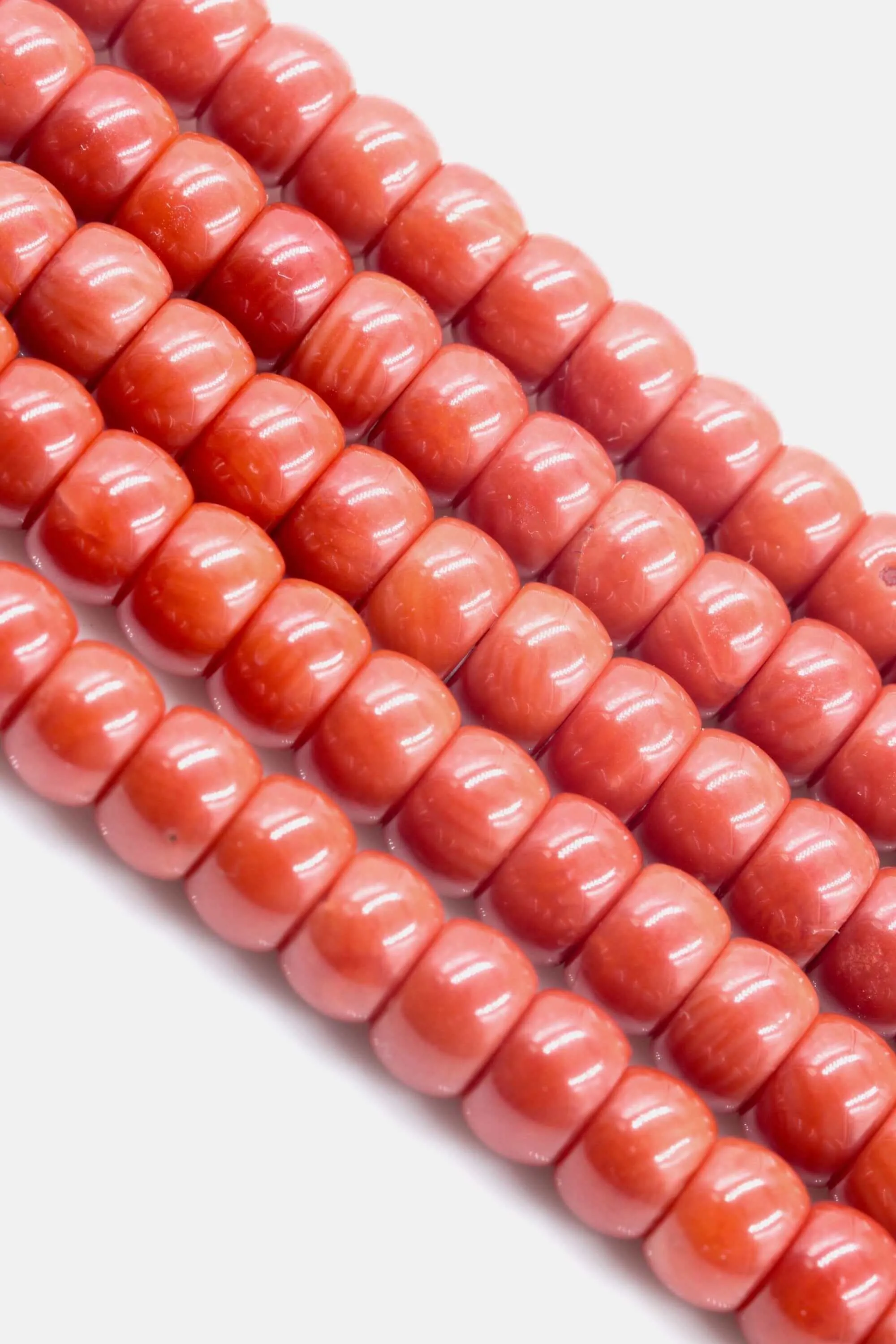 Natural Coral Beads Coral Necklace Italian Coral beads Red Coral Beads Antique Coral Beads Natural Coral Bead Necklace 15 inch SKU:113145