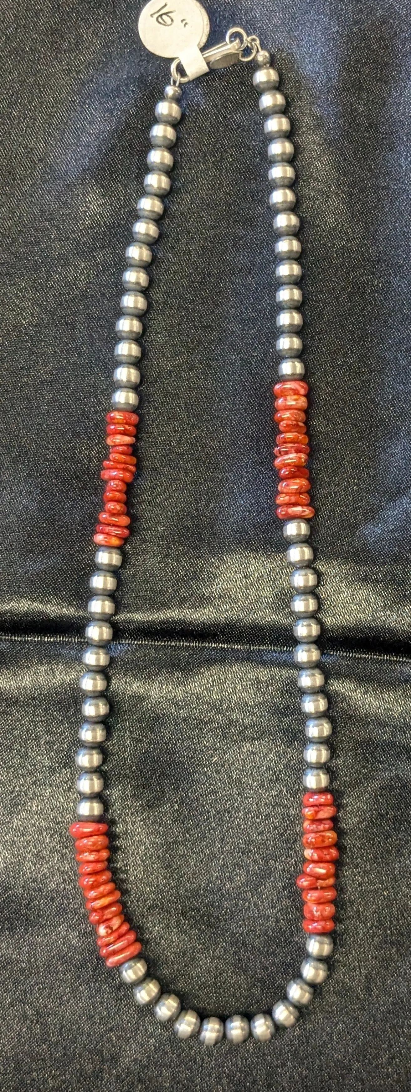 Navajo Pearls with Turquoise & Coral Stone Necklaces