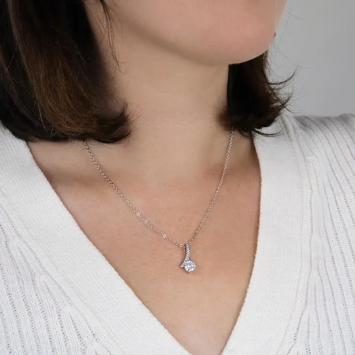 Necklace For Boyfriend's Mum-Alluring Necklace-Silver Plated