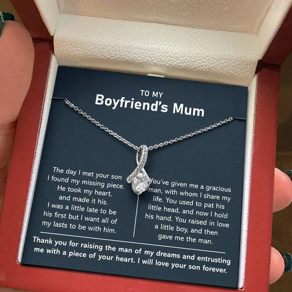 Necklace For Boyfriend's Mum-Alluring Necklace-Silver Plated