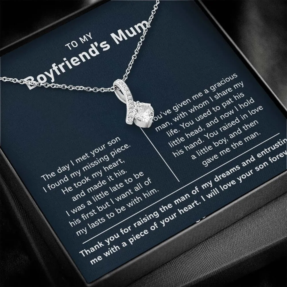 Necklace For Boyfriend's Mum-Alluring Necklace-Silver Plated