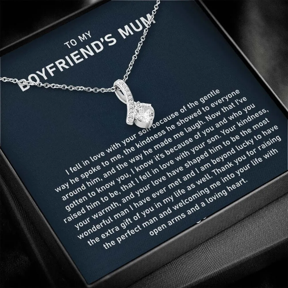 Necklace For Boyfriend's Mum-Silver Alluring Necklace