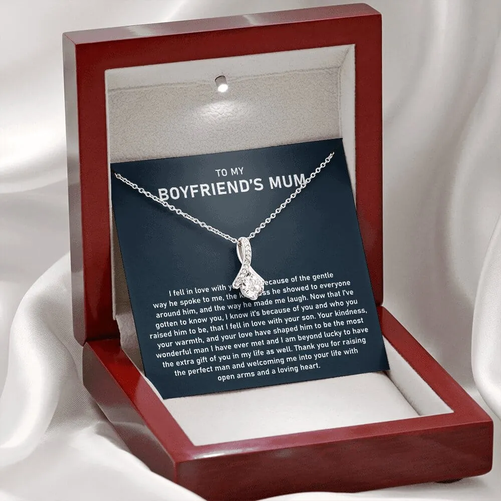 Necklace For Boyfriend's Mum-Silver Alluring Necklace