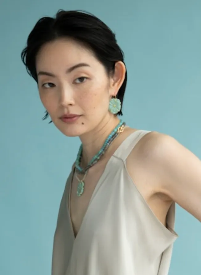 New Bloom Necklace - Sea Foam