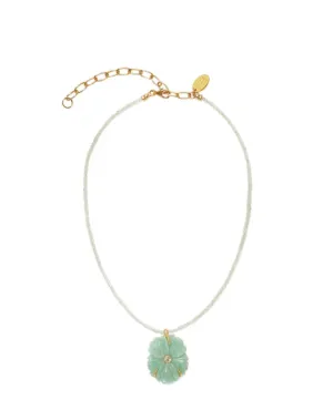 New Bloom Necklace - Sea Foam