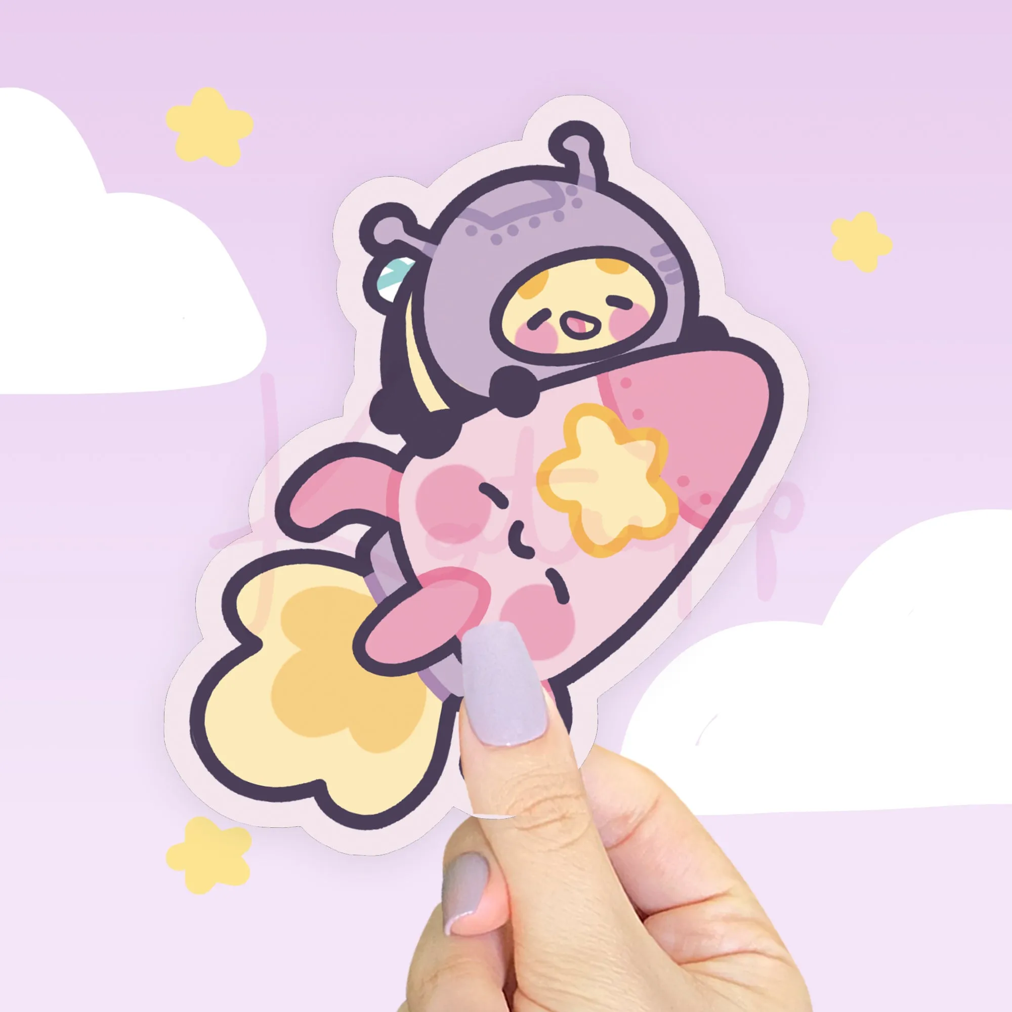 Pocket Planets: Space-Themed Die Cut Sticker Bundle - Cute Kawaii Characters
