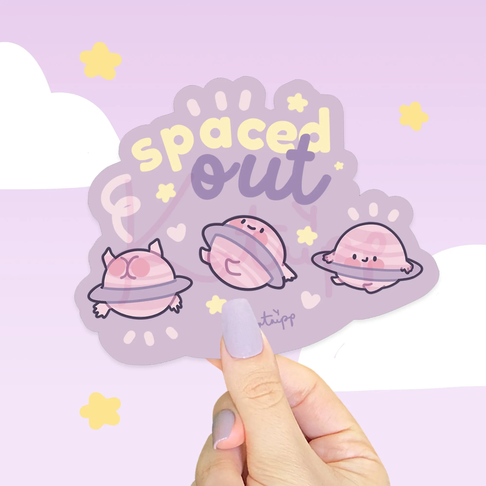 Pocket Planets: Space-Themed Die Cut Sticker Bundle - Cute Kawaii Characters