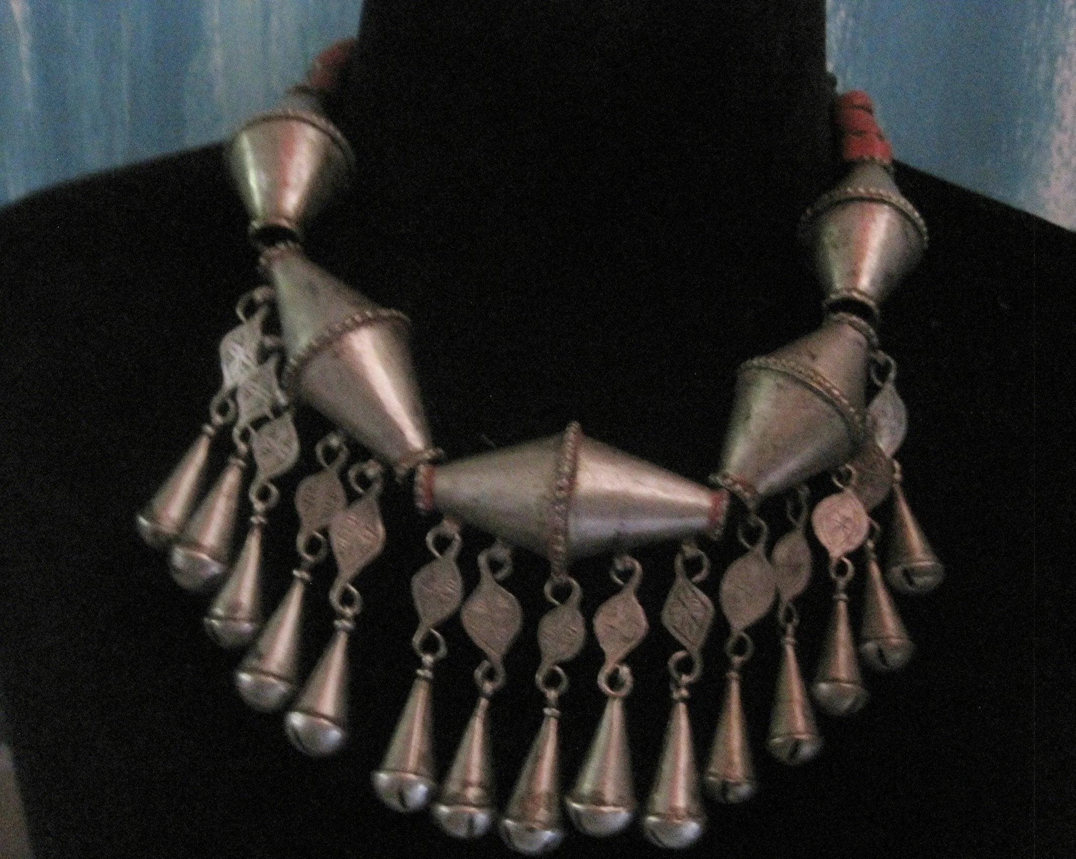 Rare Vintage Silver Berber Necklace from Morocco