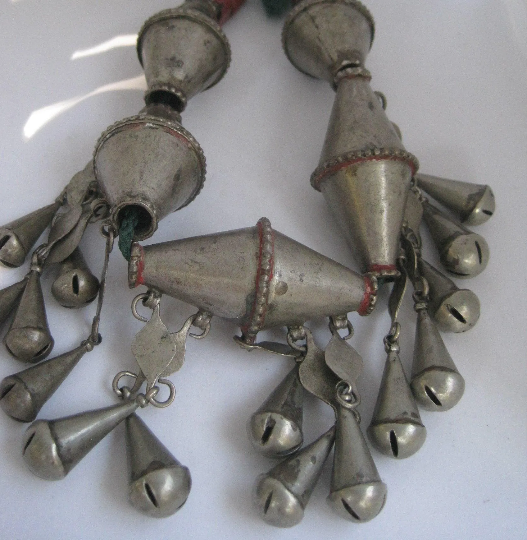Rare Vintage Silver Berber Necklace from Morocco