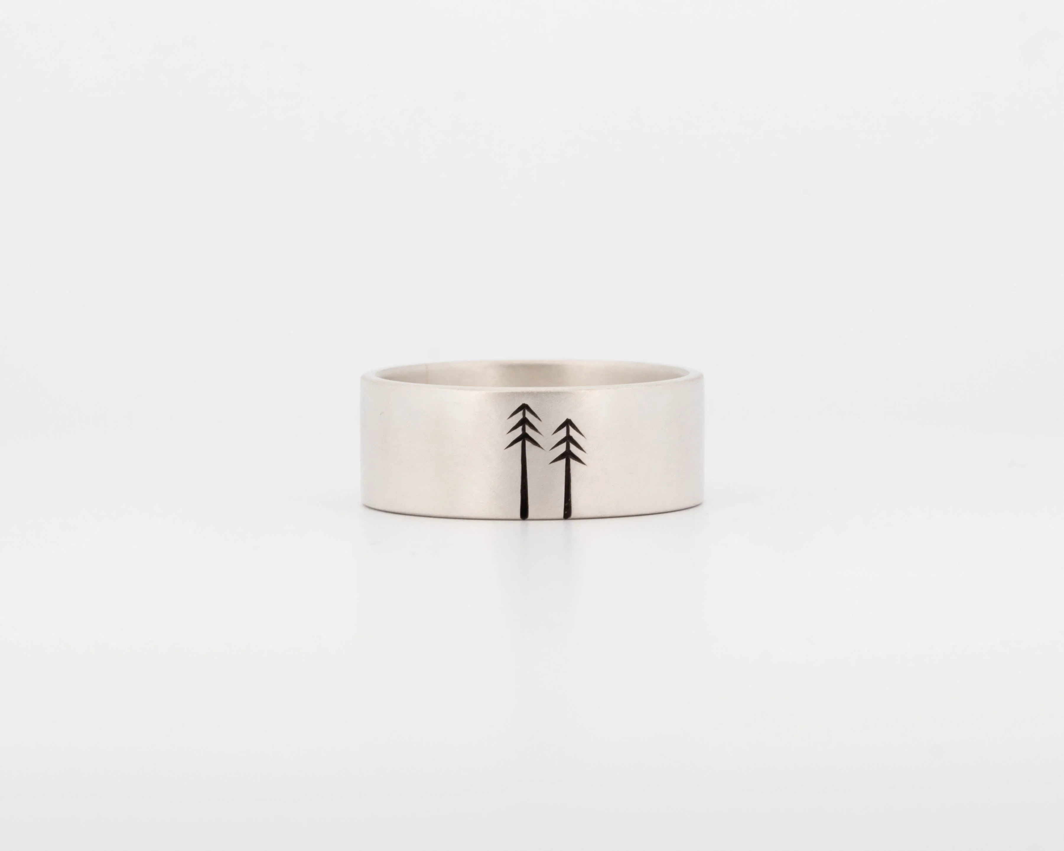 READY TO SHIP #275 - Woodland Ring - Wide - Size 8.25