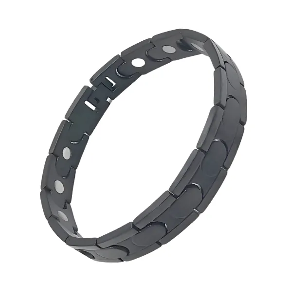 Stainless Steel Black Magnetic Bracelet