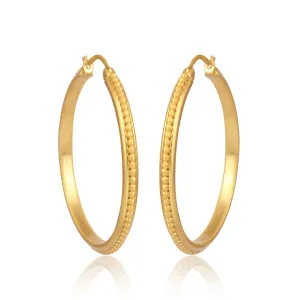 Studded Hoop Earrings