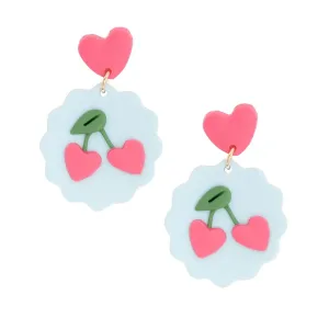 Sweet Shade Cherry Earrings: Fun & Fab Fashion Accessory for You!