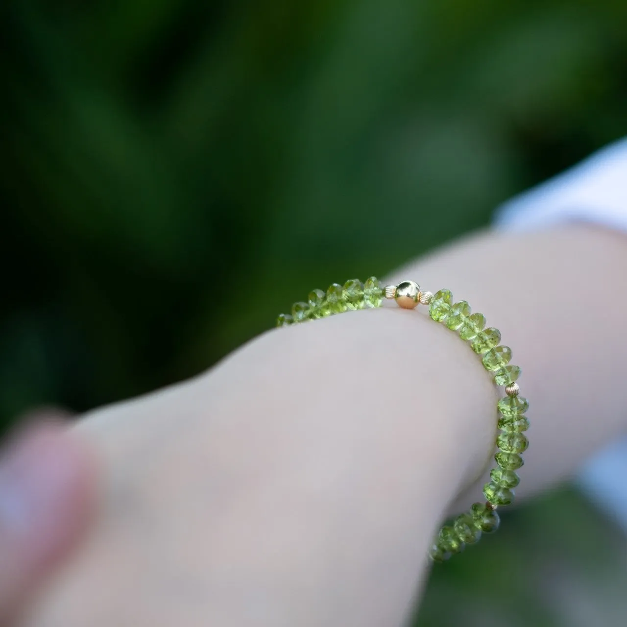 The Gold Olive - Peridot Bracelet