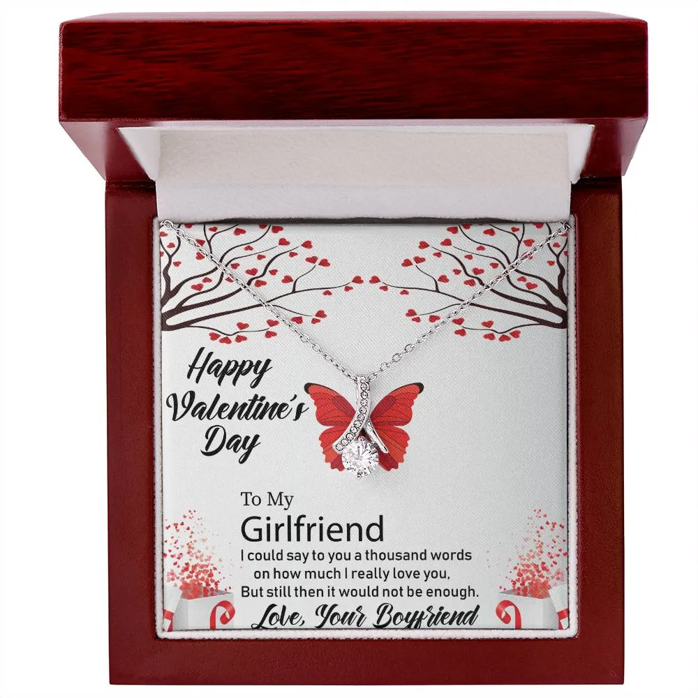 To My Girlfriend | Valentines Day | Alluring Beauty Necklace | Yellow & White Gold Variant