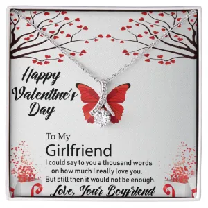 To My Girlfriend | Valentines Day | Alluring Beauty Necklace | Yellow & White Gold Variant