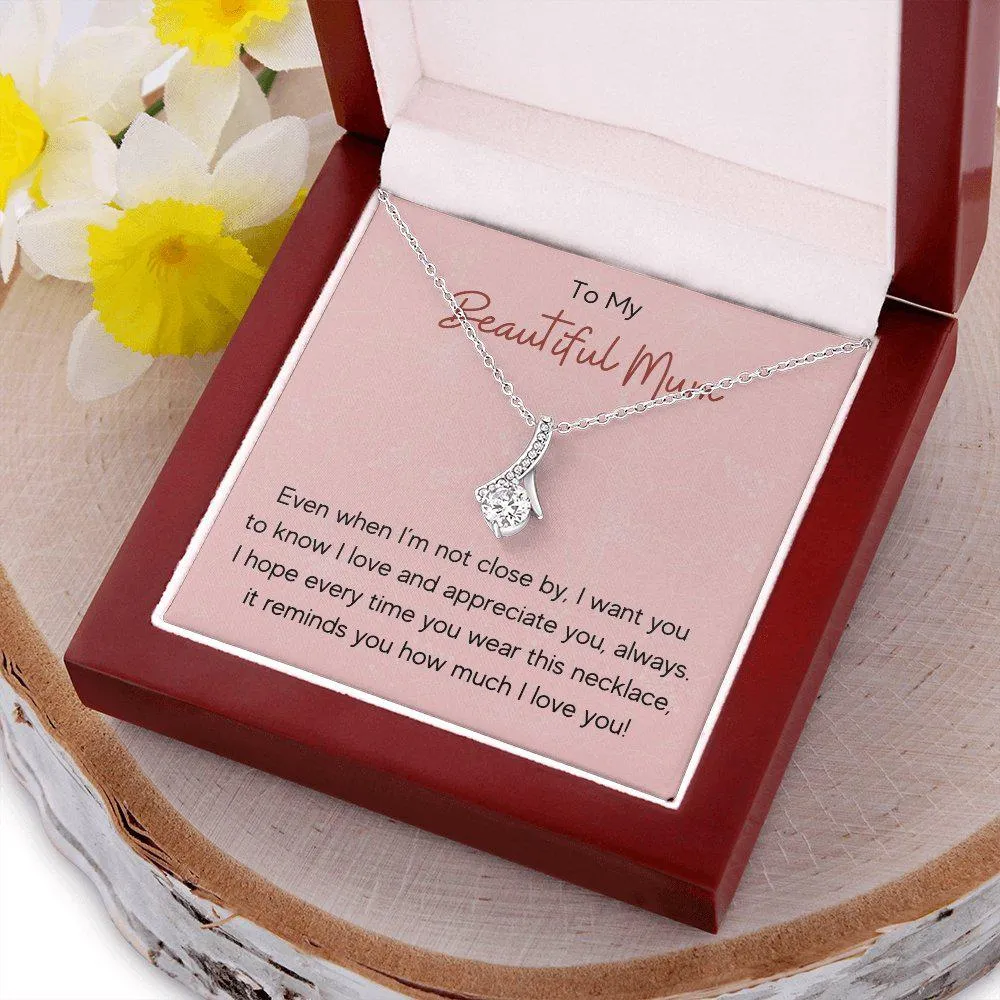 To My Mum Necklace-Alluring Necklace For Mother