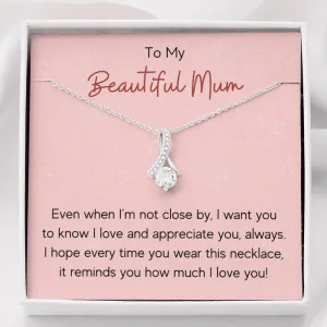 To My Mum Necklace-Alluring Necklace For Mother