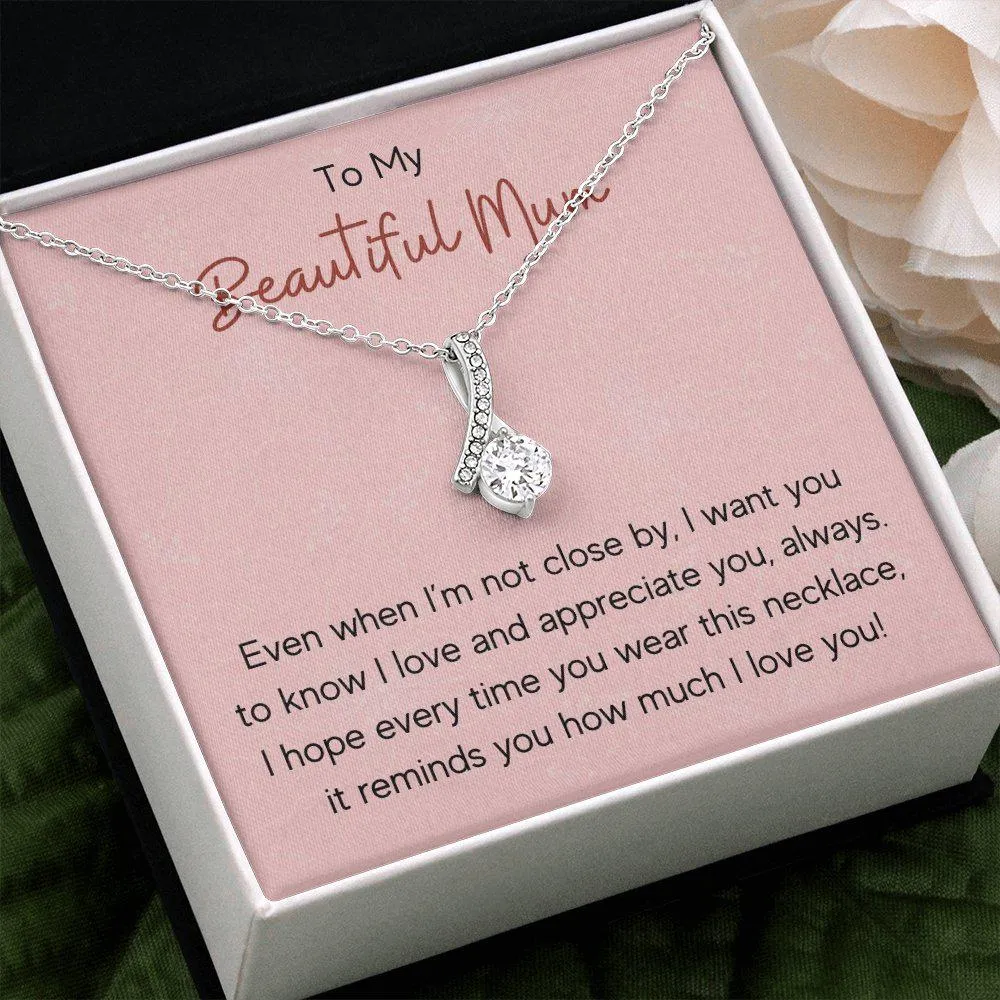 To My Mum Necklace-Alluring Necklace For Mother