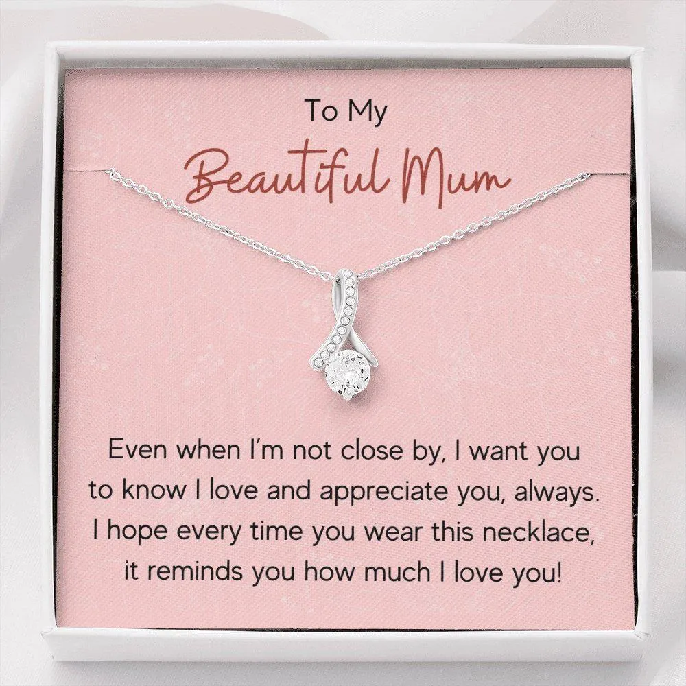 To My Mum Necklace-Alluring Necklace For Mother