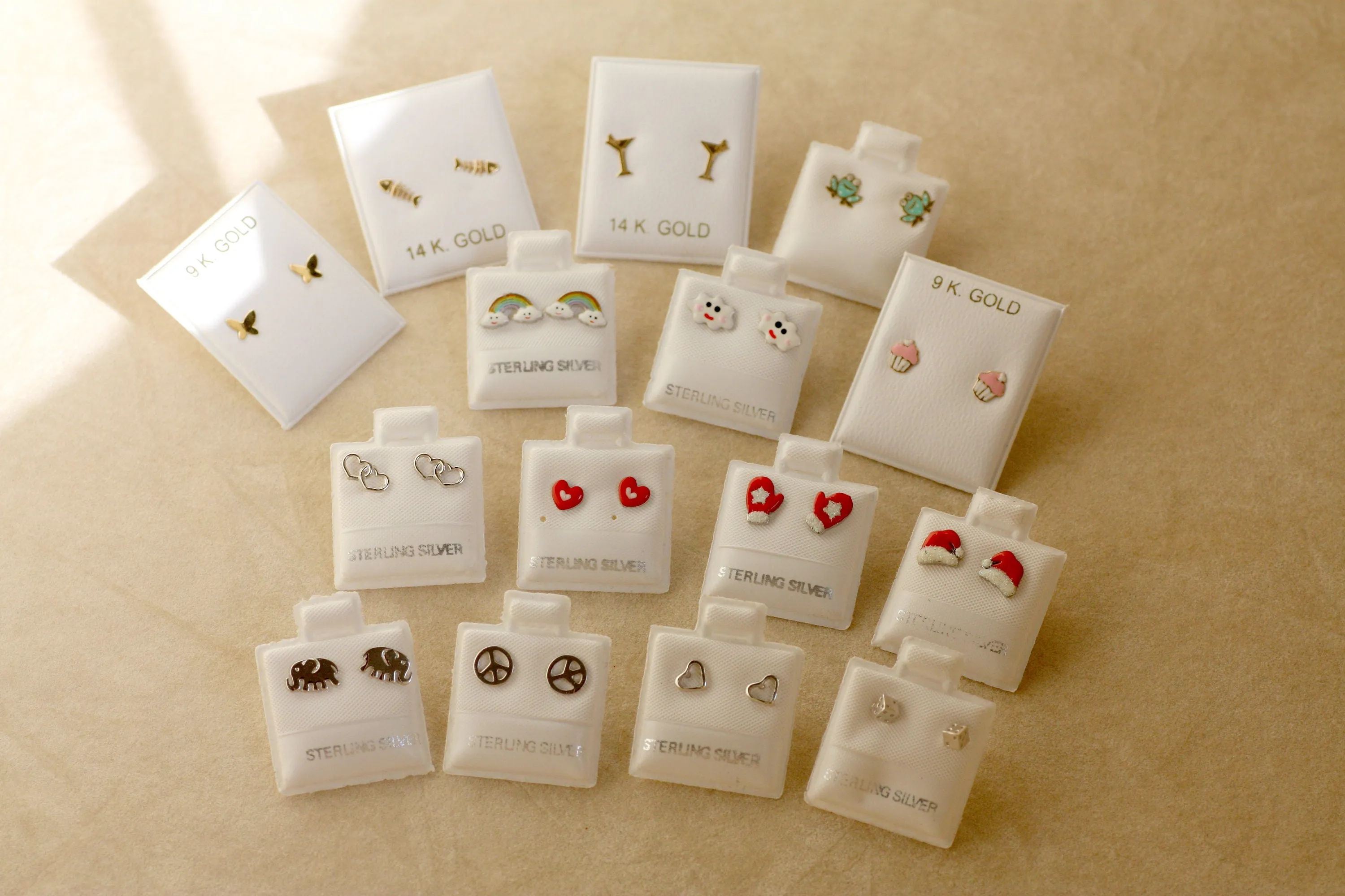 Unicorn kids tiny earrings